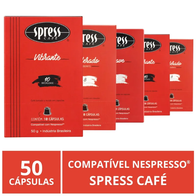 50 Cápsulas para Nespresso, Spress Café