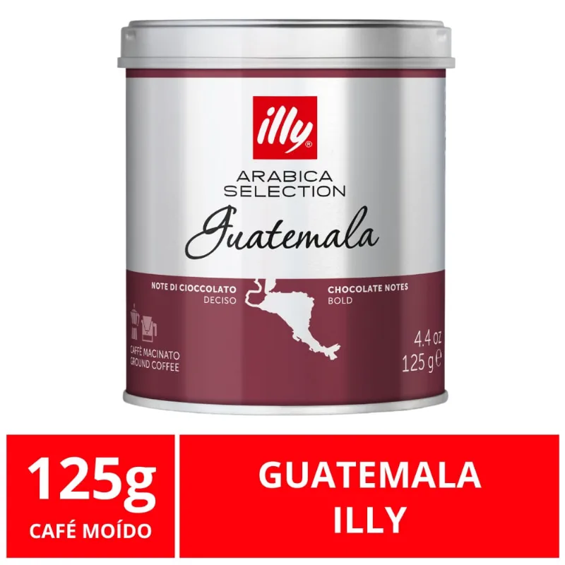 Café Moído, Illy Selection, Guatemala, Lata 125g