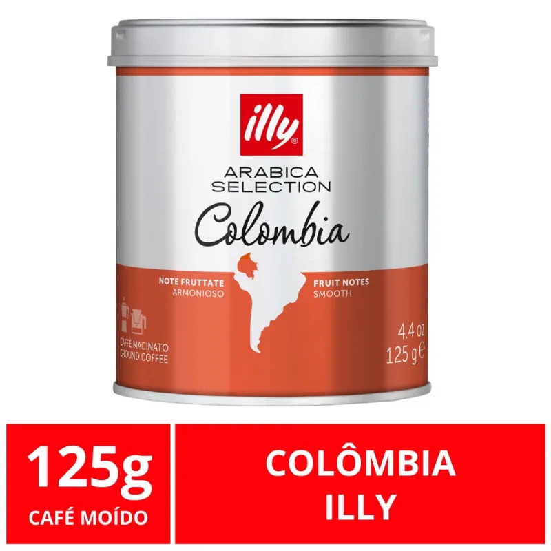Café Moído, Illy Selection, Colombia, Lata 125g