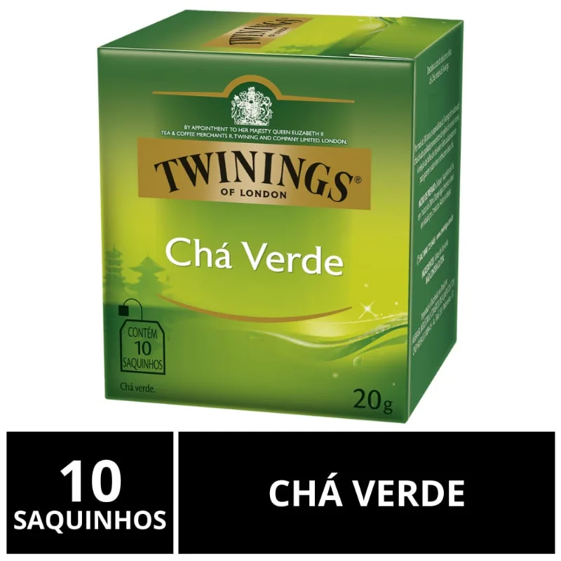 Chá Twinings, Chá Verde Caixa 10 Saquinhos