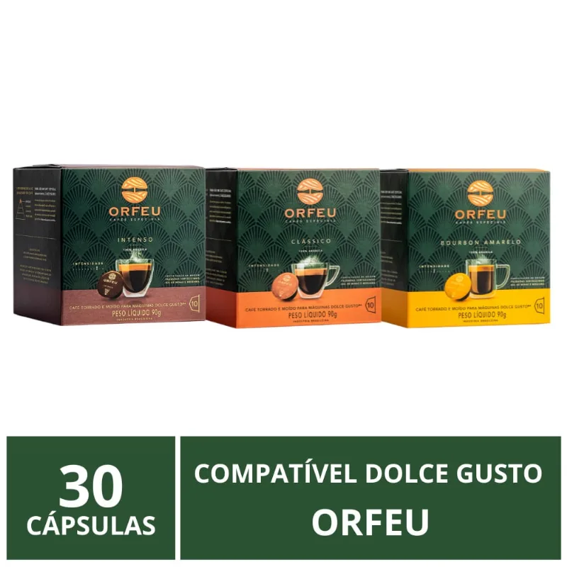 30 Cápsulas para Dolce Gusto, Café Orfeu