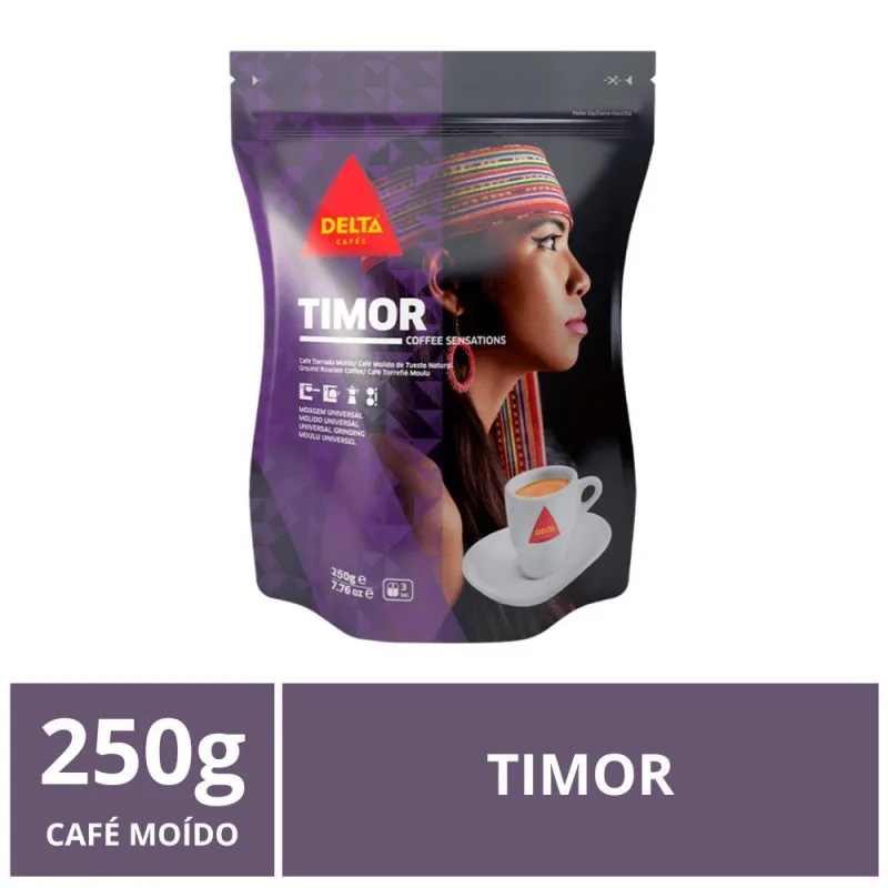 Café Moído, Delta, Importado, Timor, 250g - Não Informado - Mercearia