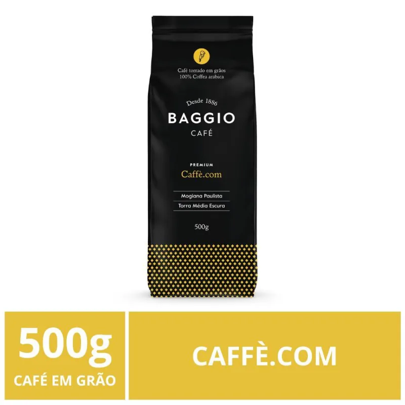 Café Em Grão, Baggio, 500g, Caff.com - Não Informado