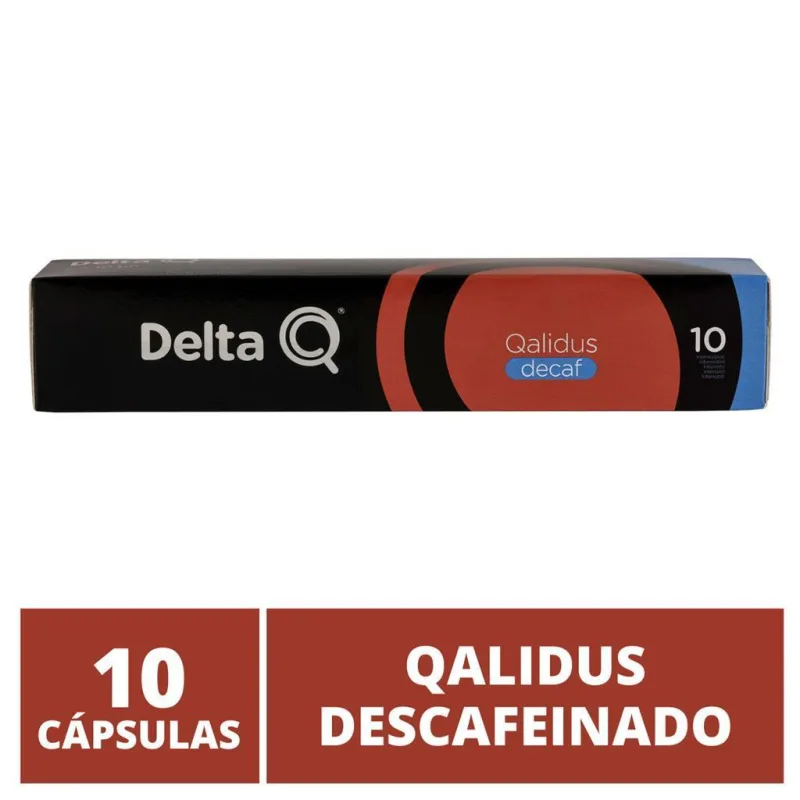 10 Cápsulas Delta Q, Qalidus Descafeinado, Café - Não Informado - Mercearia