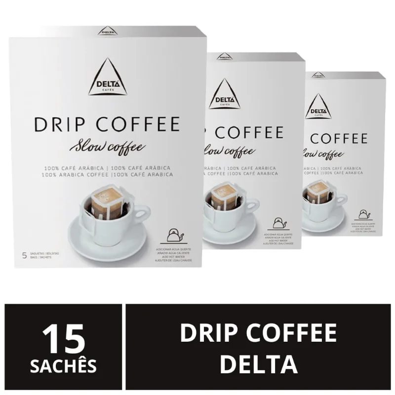 Drip Coffee, Delta Café, 15 sachês