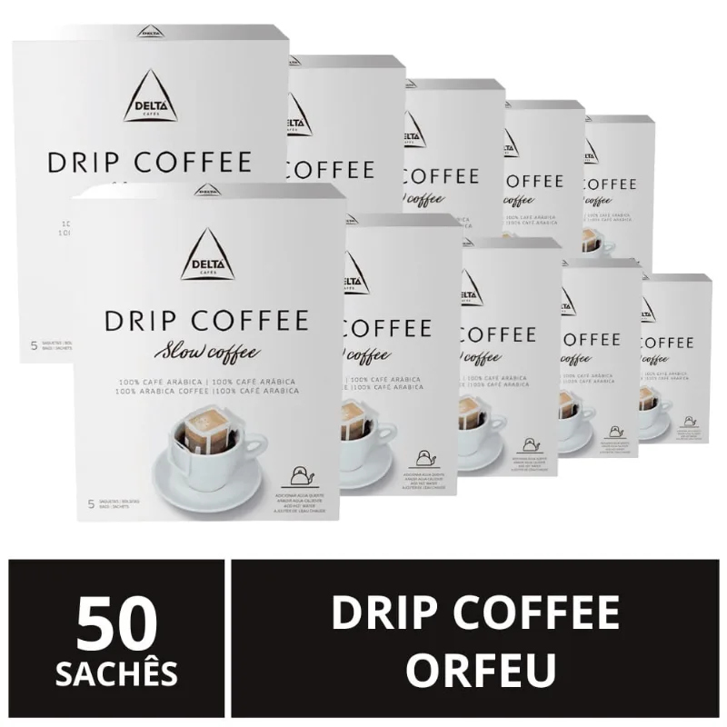 Drip Coffee, Delta Café, 50 sachês