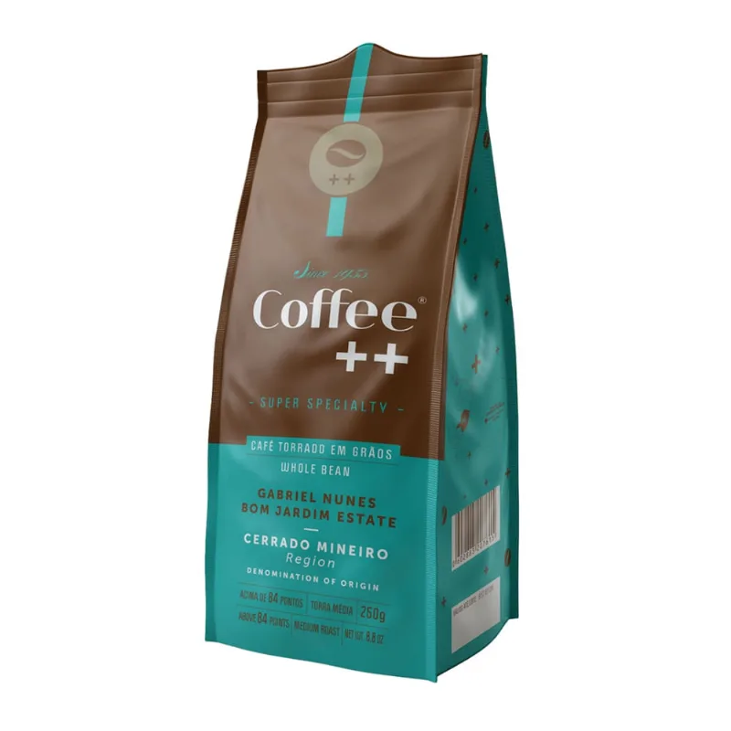 Café em Grão Torrado Coffee Mais, Cerrado Mineiro, 250g