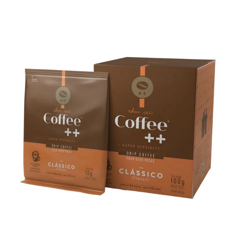 Café em Sachê Drip Coffee + + Clássico 10 Unidades