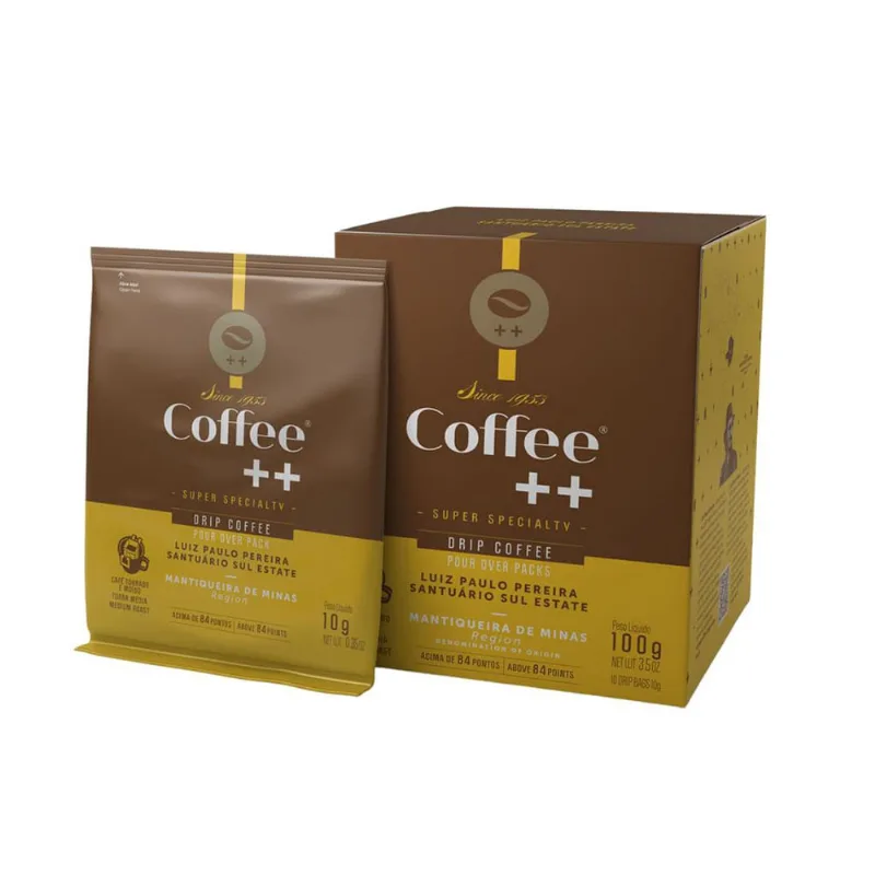 Drip Coffee, Café Coffee + +, Mantiqueira de Minas, 10 sachês
