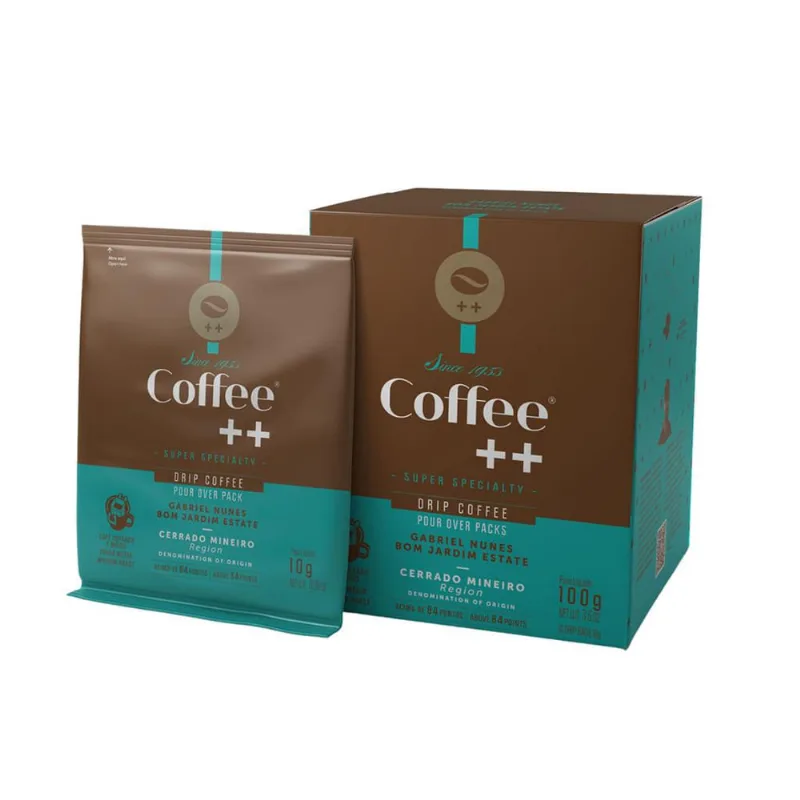 Drip Coffee, Café Coffee Mais, Cerrado Mineiro, 10 sachês