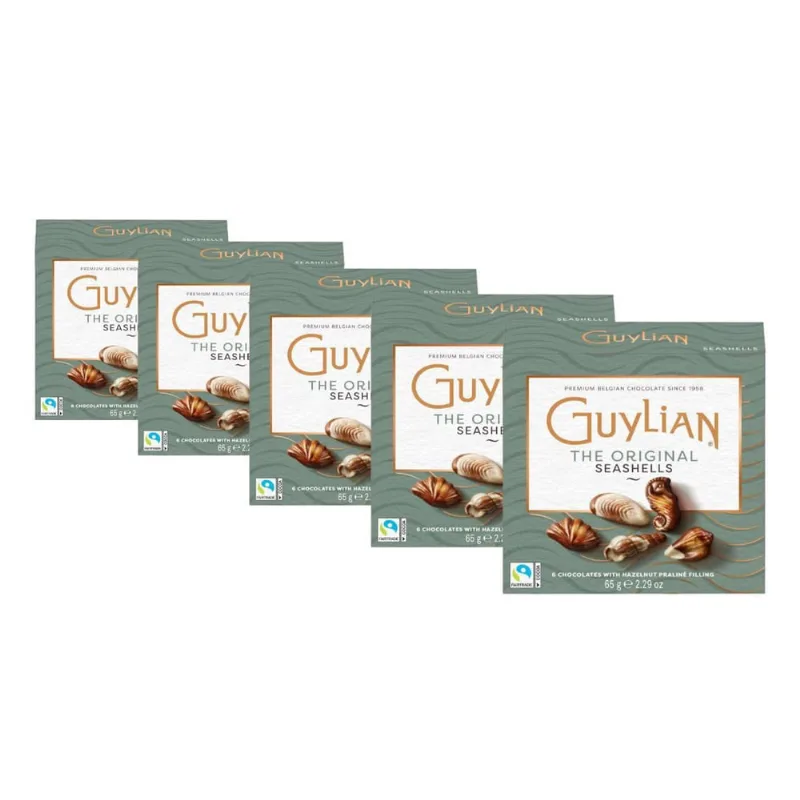 Chocolate Belga Bombom Pralinê Guylian 5 Caixas 65G