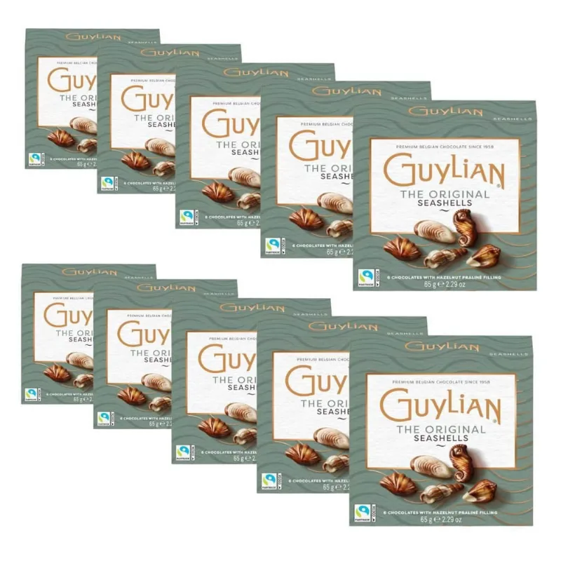 Chocolate Belga Bombom Pralinê Guylian 10 Caixas 65G