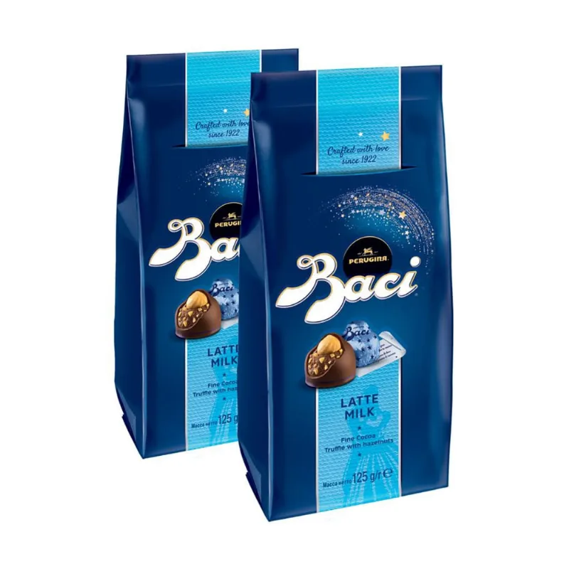 Chocolate Italiano Baci Perugina Bombom Leite 2 Caixas 125g