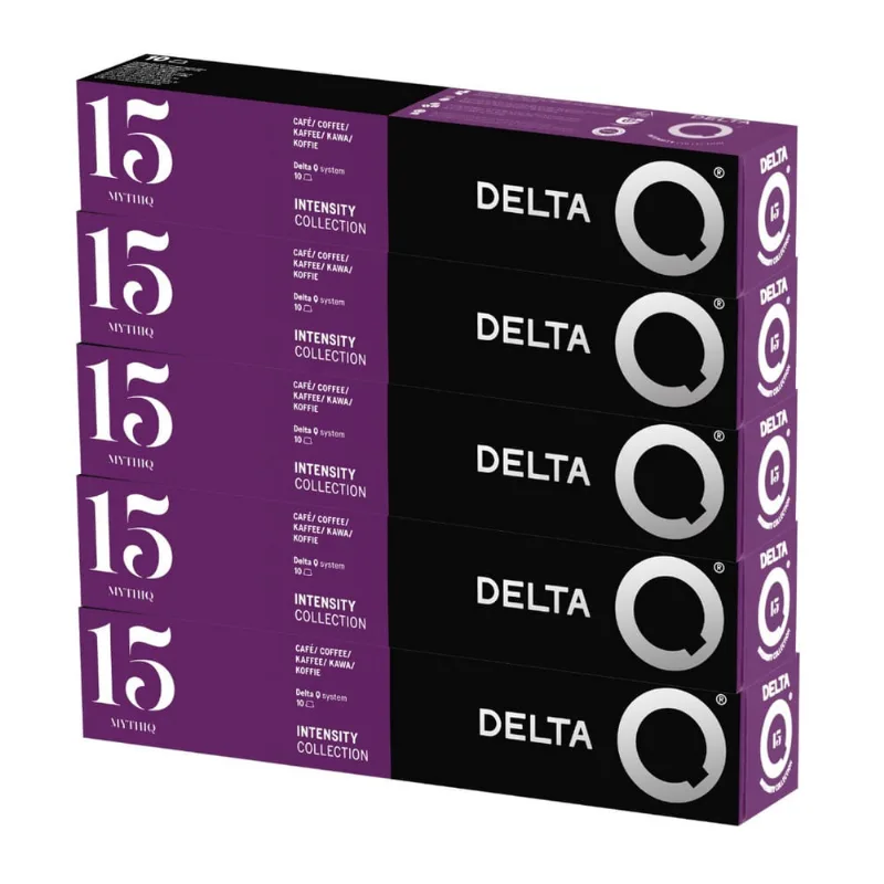 50 Cápsulas Delta Q Café Mythiq Intensidade 15