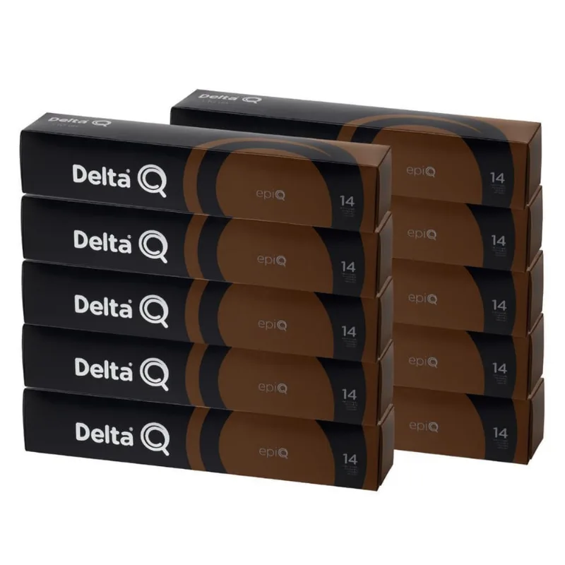Kit 100 Cápsulas Delta Q Intensidade 14 Café Epiq