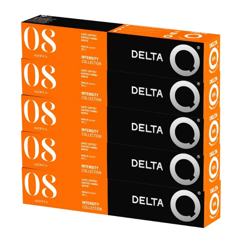 50 Cápsulas Delta Q Café Aqtivus Intensidade 8