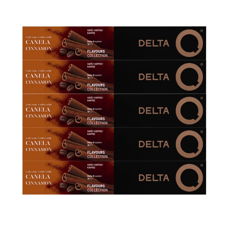50 Cápsulas Delta Q Café Qanela Intensidade 7