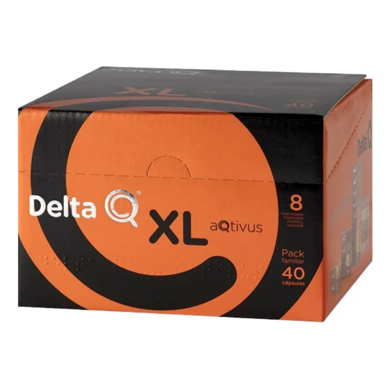 40 Cápsulas Delta Q Café Aqtivus Int. 8 Pack Econômico