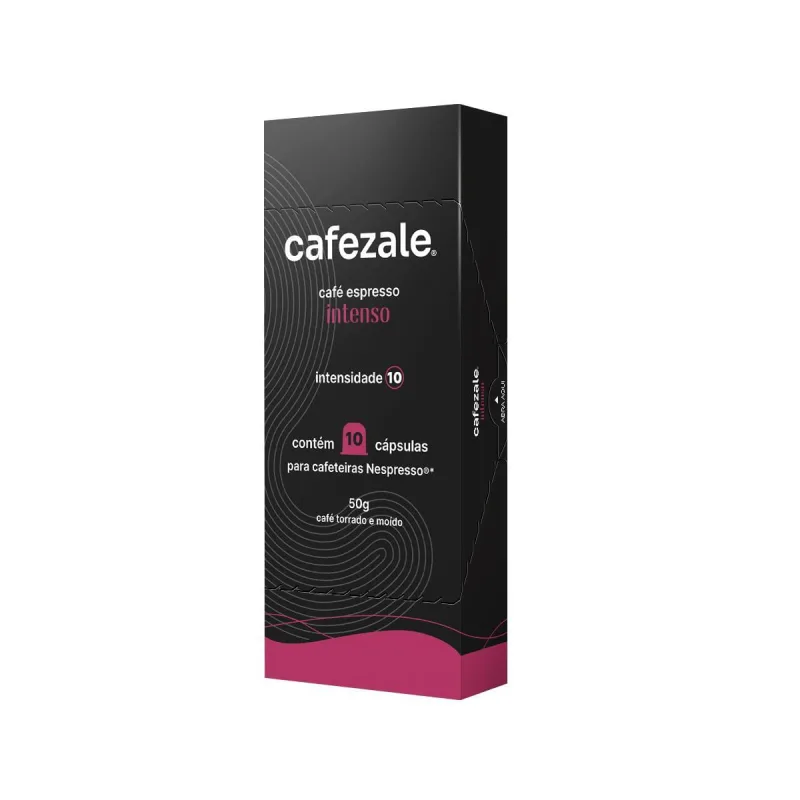 Cápsulas Café Cafezale Compatíveis Nespresso Intenso - Não Informado