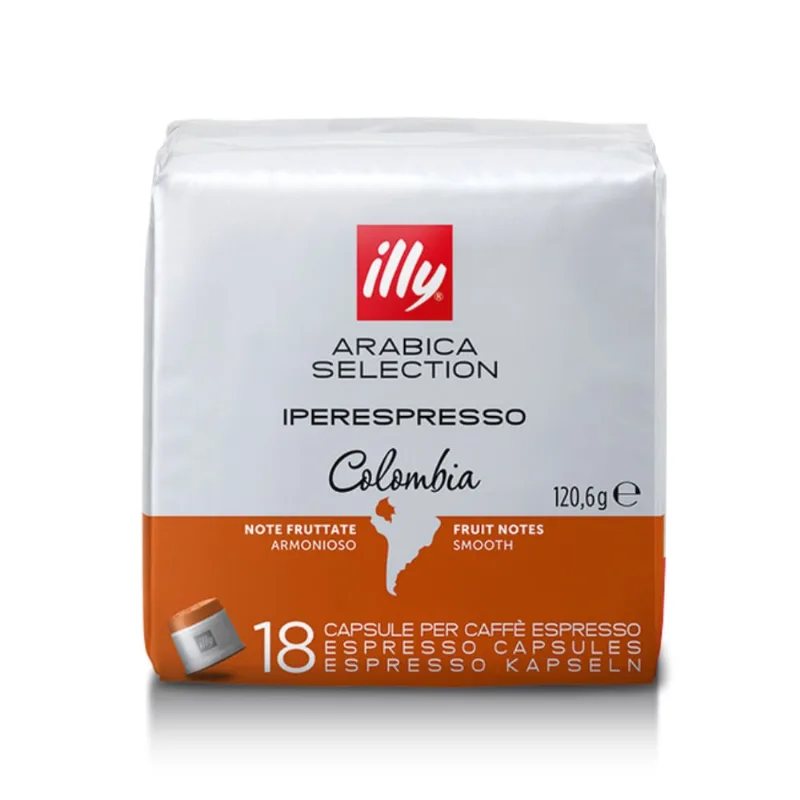 18 Cápsulas Illy Iperespresso, Café Selection, Colombia