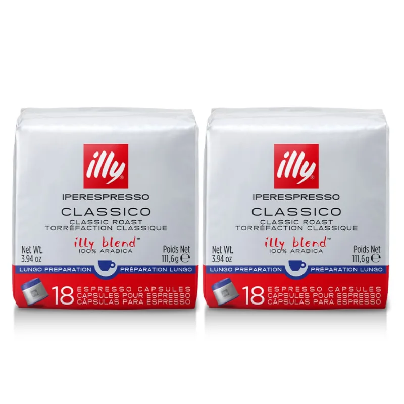 36 Cápsulas Illy Iperespresso, Café Illy Blend, Lungo