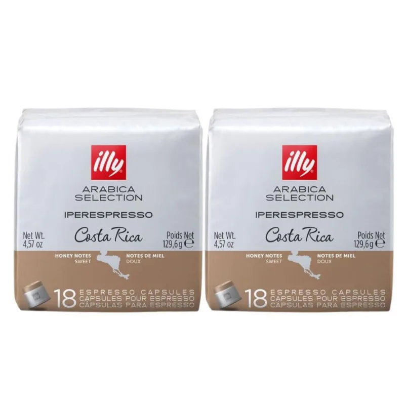 36 Cápsulas, Café Selection, Costa Rica Illy Iperespresso