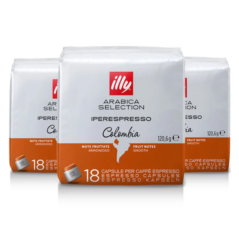 54 Cápsulas Illy Iperespresso, Café Selection, Colombia