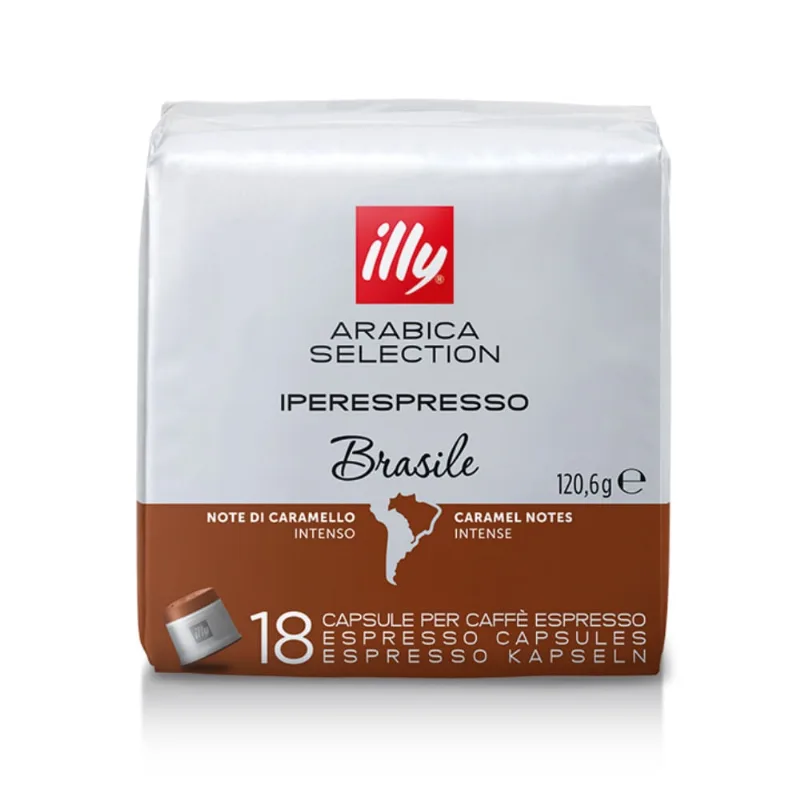 18 Cápsulas Illy Iperespresso, Café Selection, Brasil