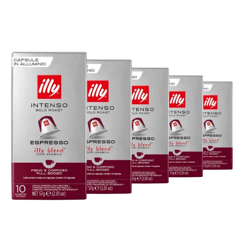 Cápsulas Illy 100% Arábica Nespresso - 50 Unid.