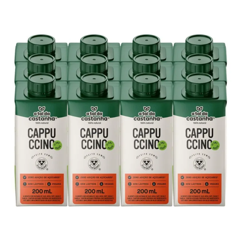 A Tal Da Castanha E 3 Corações, Cappuccino, 12 Caixas 200G