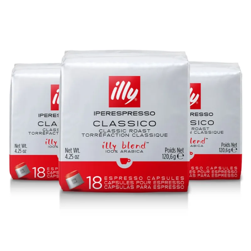 54 Cápsulas Illy Iperespresso, Café Illy Blend, Clássico