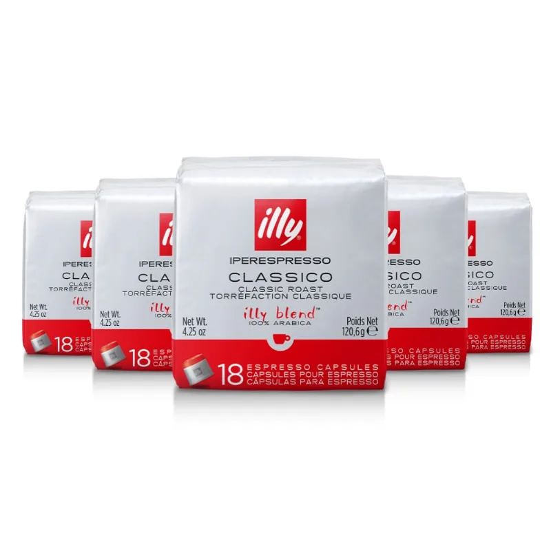 90 Cápsulas Illy Iperespresso, Café Illy Blend, Clássico