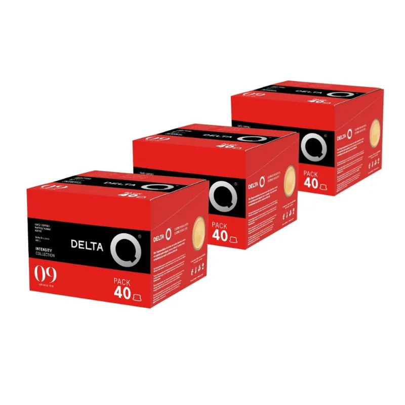 120 Cápsulas Delta Q Café Pack Econômico Qharacter Int. 9