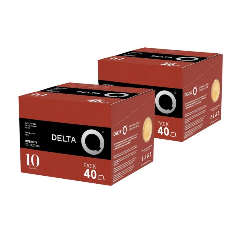 80 Cápsulas Delta Q Café Pack Econômico Qalidus Int. 10