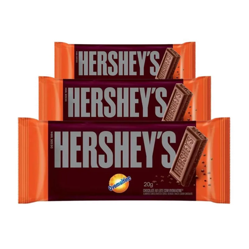 Chocolate Hersheys Ovomaltine, 3 Barras 20g