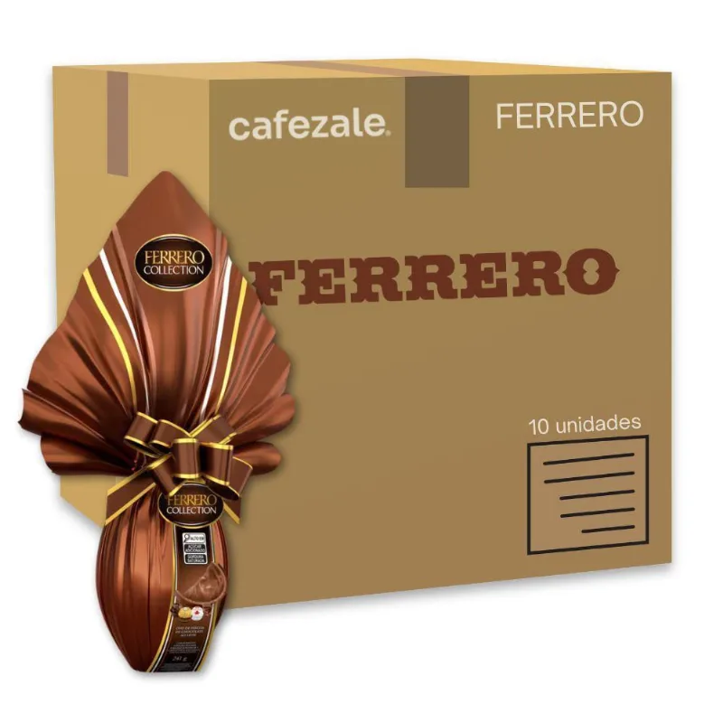 Ovo De Páscoa Ferrero Rocher Collection Kit 10 Unidades 241G