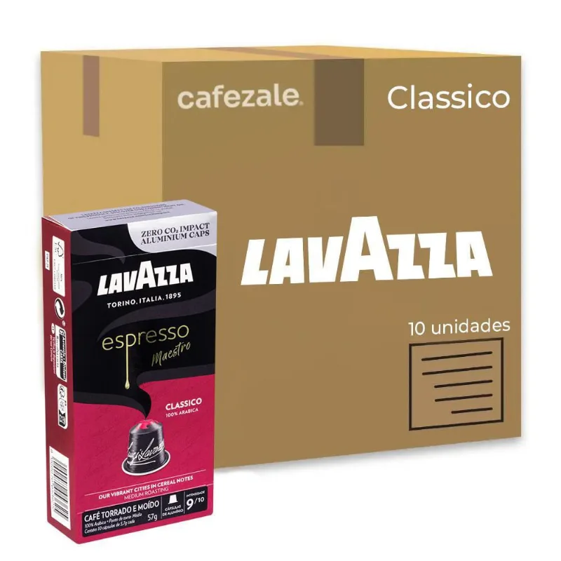 Cápsulas De Café Lavazza Maestro Clássico Kit 100 Cápsulas