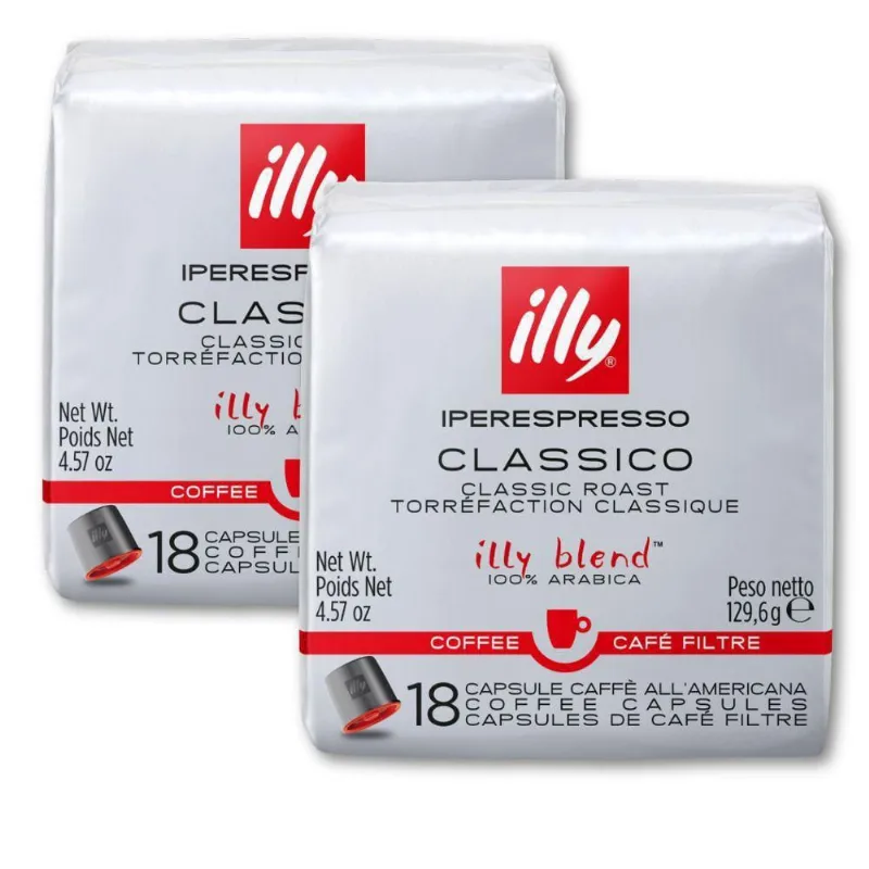 36 Cápsulas Café Illy Clássico Filtrado Iperespresso