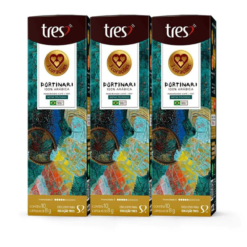 30 Cápsulas De Café Três Corações Portinari