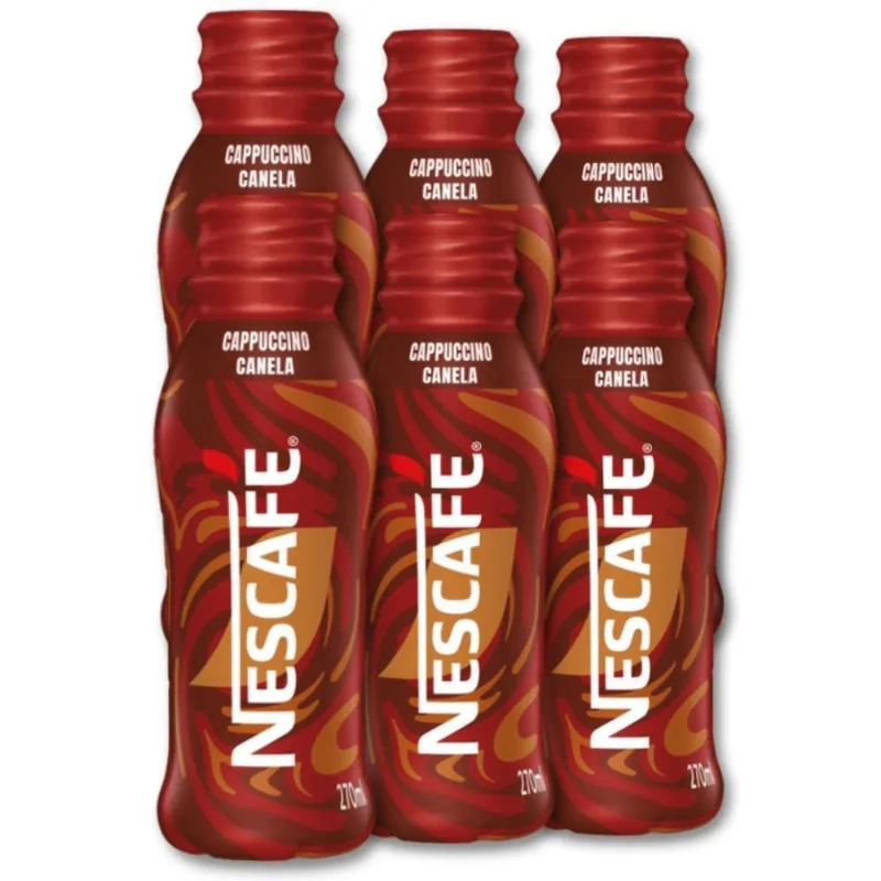 Cappuccino Com Canela Nescafé Gelado Kit 6 Unidades De 270Ml