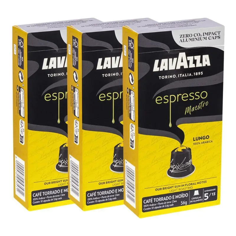 30 Cápsulas De Café Lavazza Lungo