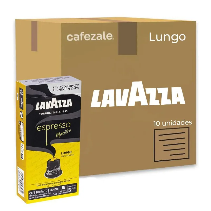 100 Cápsulas De Café Lavazza Lungo