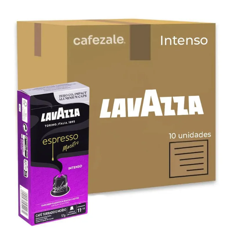 100 Cápsulas De Café Lavazza Espresso Maestro Intenso