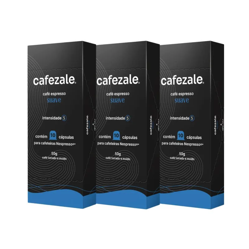 30 Cápsulas Compatíveis Nespresso Café Suave - Nespresso