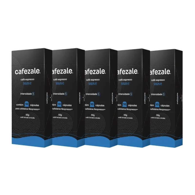 50 Cápsulas Compatíveis Nespresso Café Suave - Nespresso
