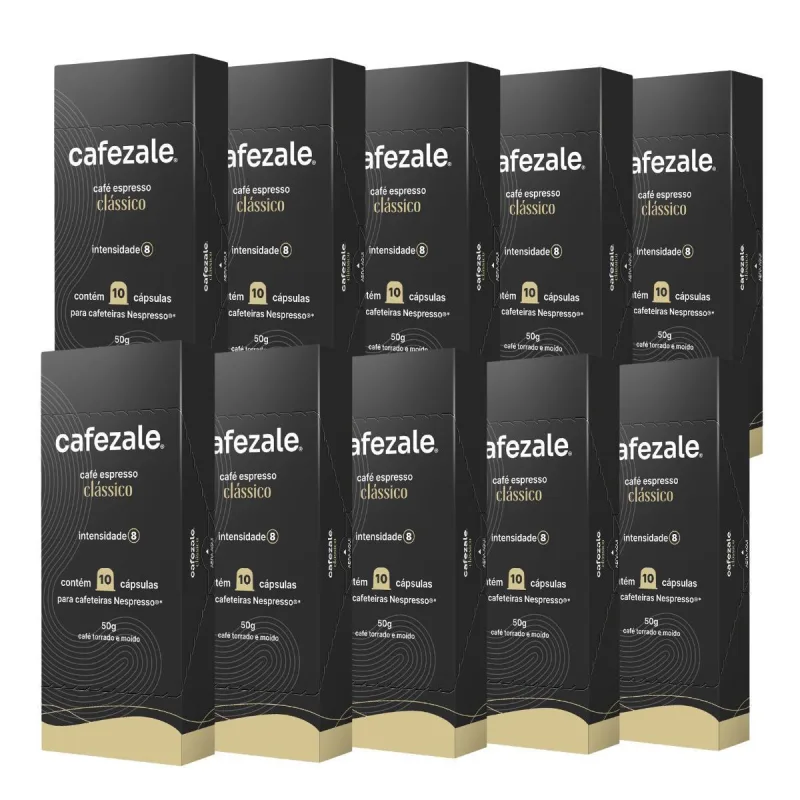 100 Cápsulas Compatíveis Nespresso Café Clássico - Nespresso