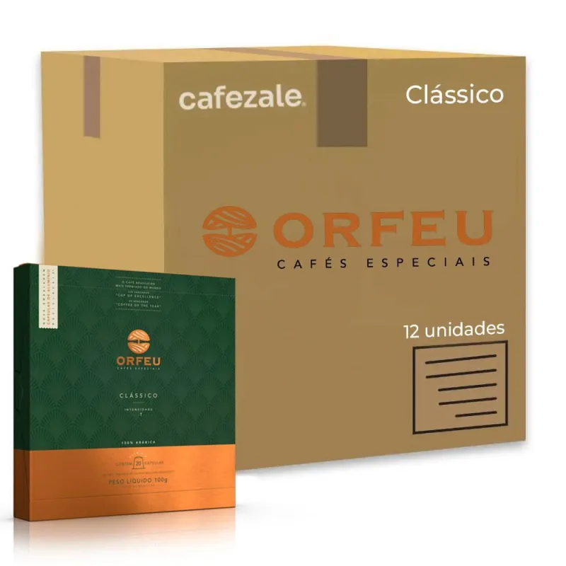 240 Cápsulas Café Orfeu Nespresso Clássico - Intensidade 6 - Não Informado - Mercearia