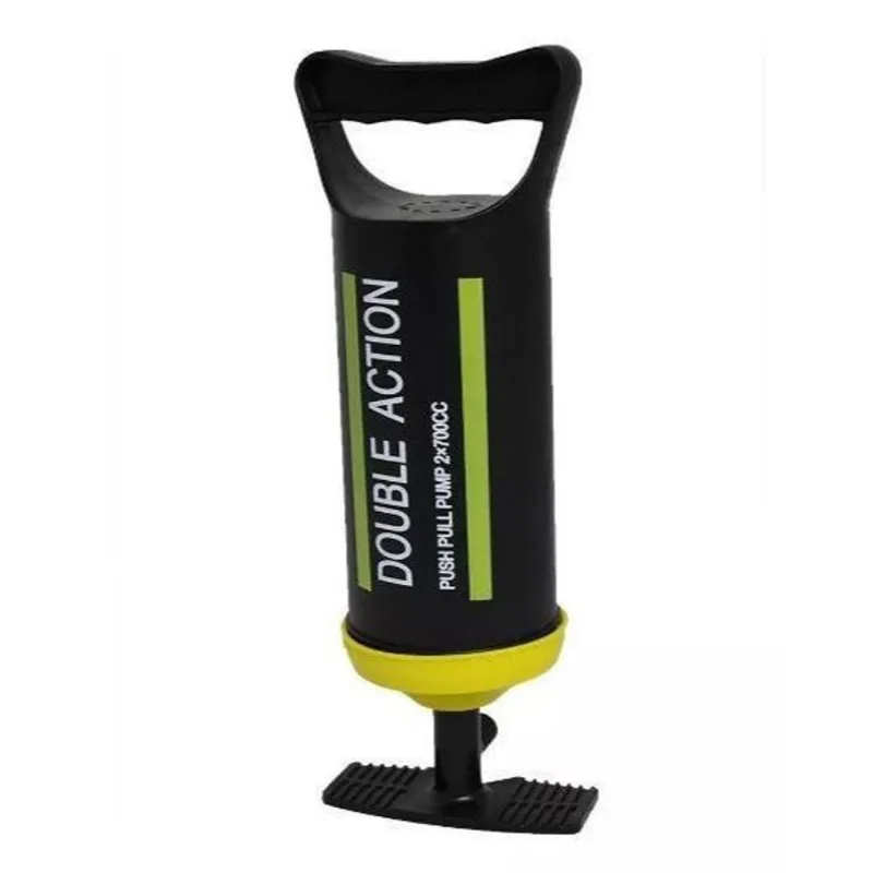 Bomba Manual Encher Piscina Boia Colchão Brinquedos 3 Bicos