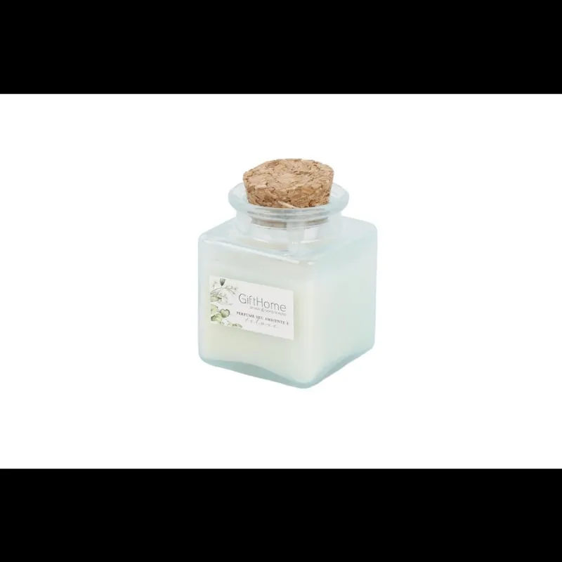 Vela Perfumada Parafina Sup Vidr 4X4X4Cm Cascavel