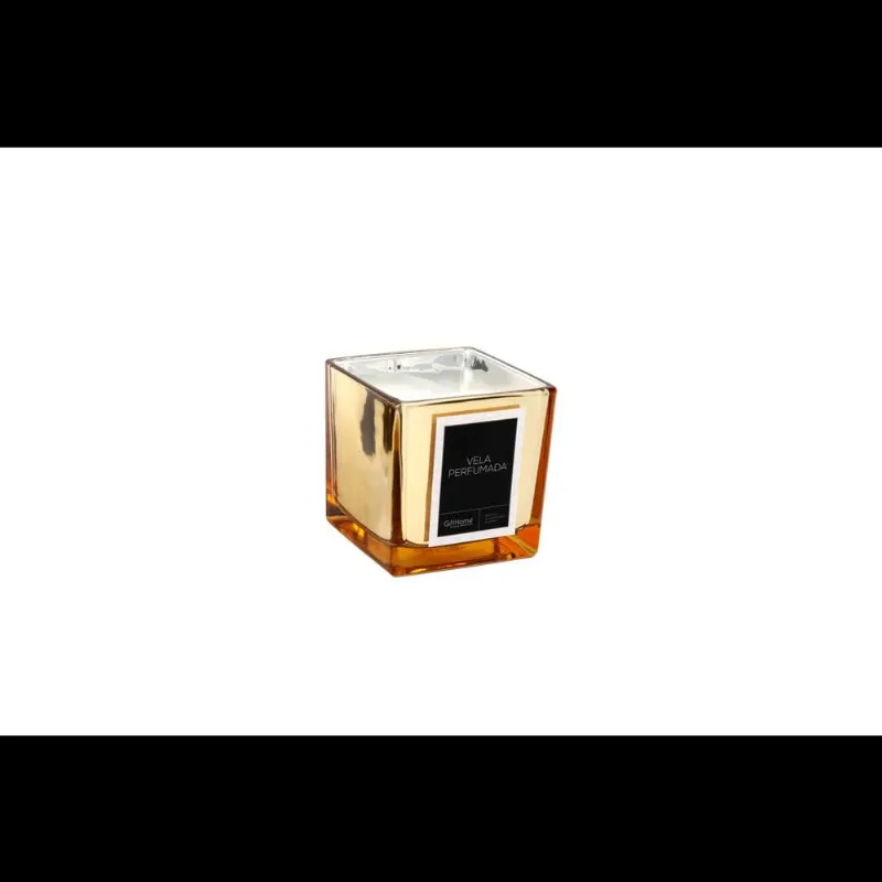 Vela Perfumada Parafina Sup Vidro 8X7X8Cm Cascavel